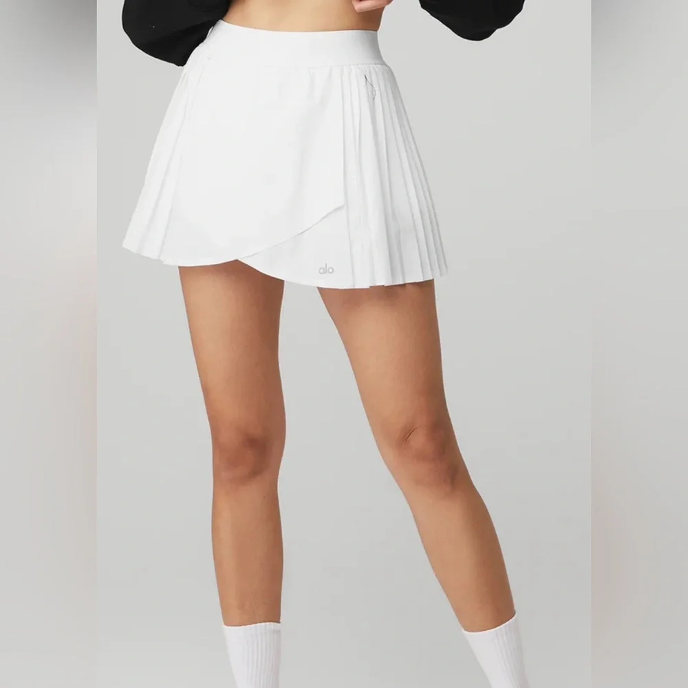 ALO Yoga | Skirts | Alo Aces Tennis Skirt Core White Sz Xxs | Poshmark
